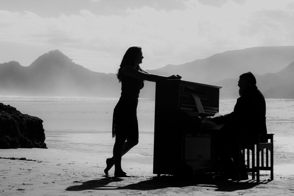 Goldsmith Baynes — Allana Goldsmith with Mark Baynes at the piano